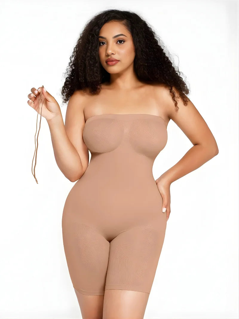 SENSIL® Ultra Soft & Stretchy Material - Strapless Butt Lifting Bodysuit