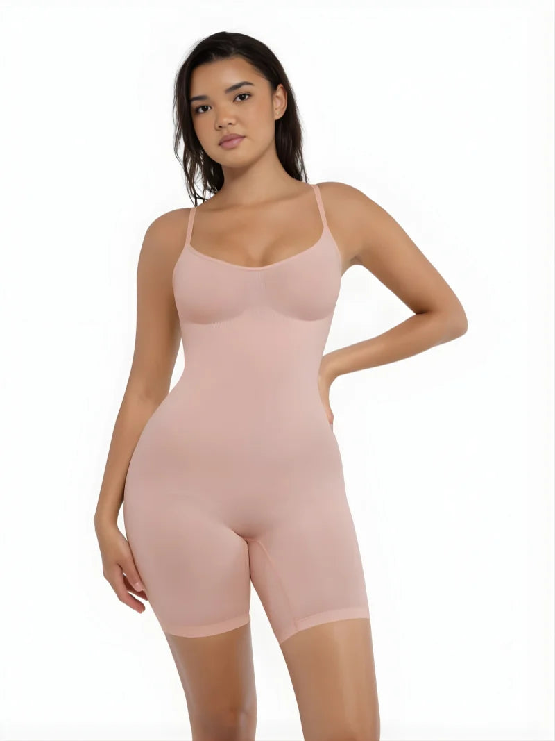 SENSIL® Ultra Soft & Stretchy Material - Mid Thigh Bodysuit