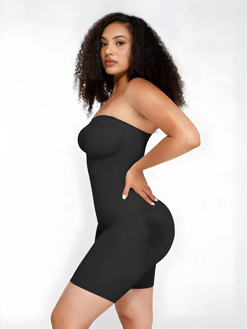 SENSIL® Ultra Soft & Stretchy Material - Strapless Butt Lifting Bodysuit