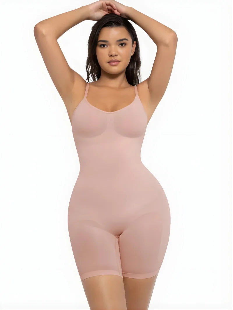 SENSIL® Ultra Soft & Stretchy Material - Mid Thigh Bodysuit