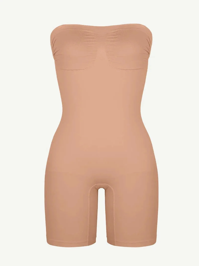 SENSIL® Ultra Soft & Stretchy Material - Strapless Butt Lifting Bodysuit