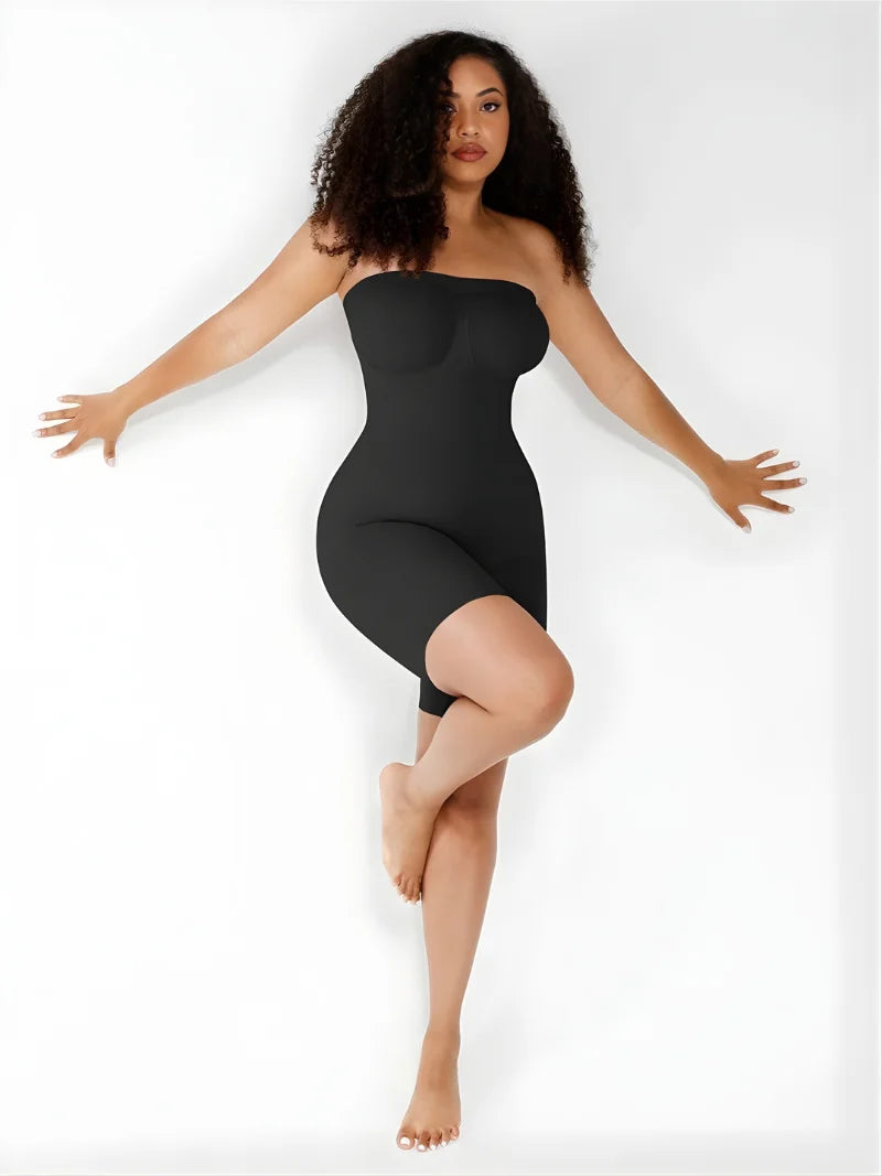 SENSIL® Ultra Soft & Stretchy Material - Strapless Butt Lifting Bodysuit