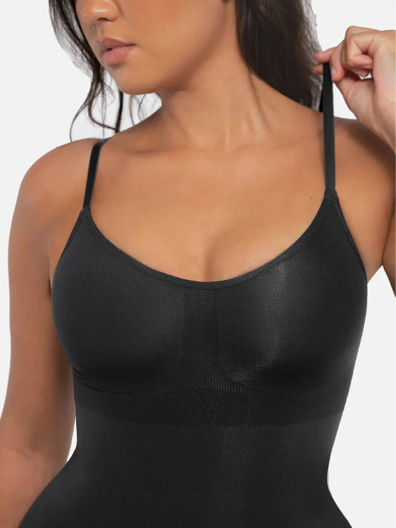SENSIL® Ultra Soft & Stretchy Material - Mid Thigh Bodysuit