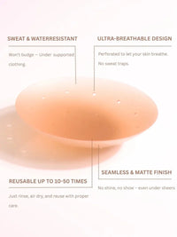 Reusable Adhesive Nipple Covers