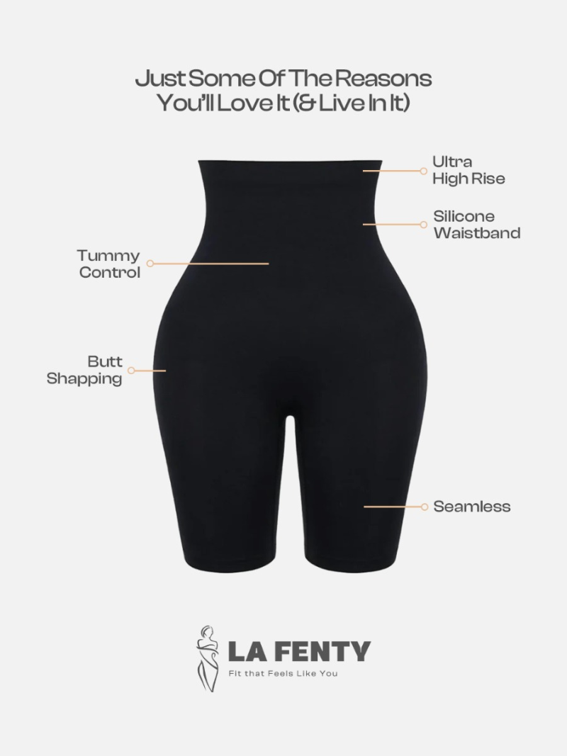 SENSIL® Ultra Soft & Stretchy Material - High Waist Tummy Tucker Shorts